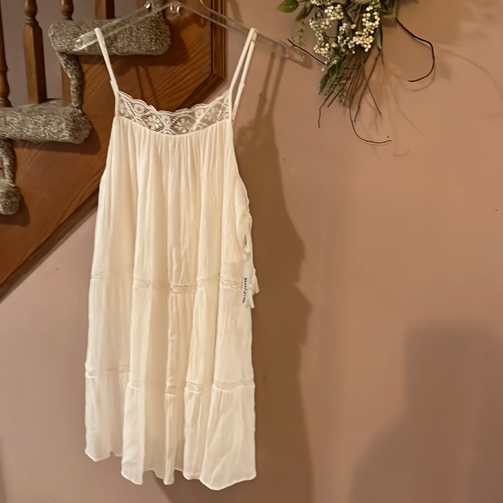 Wildflower white midi sundress, new with tags!